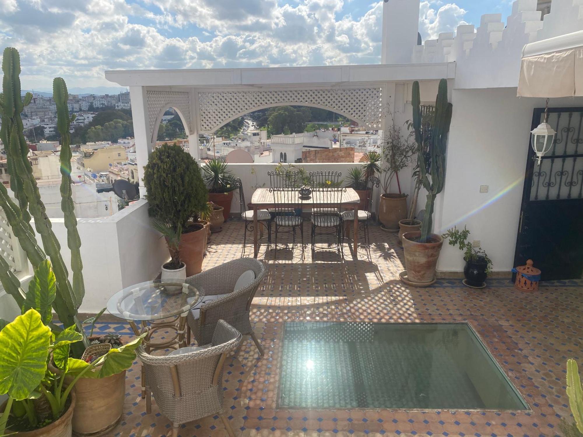 Appartement Dar Sami : Riad Avec Vue à Tanger Extérieur photo