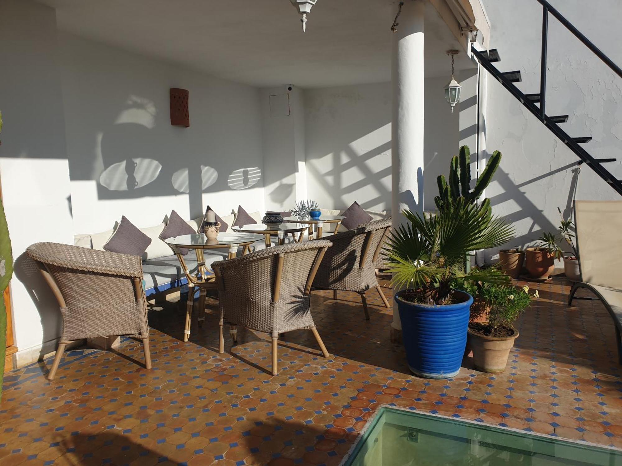 Appartement Dar Sami : Riad Avec Vue à Tanger Extérieur photo