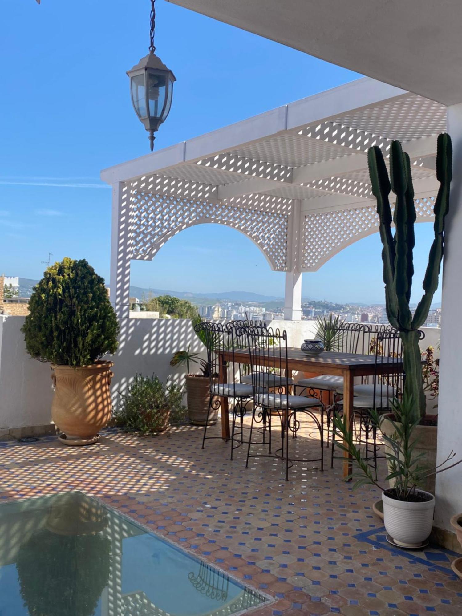 Appartement Dar Sami : Riad Avec Vue à Tanger Extérieur photo